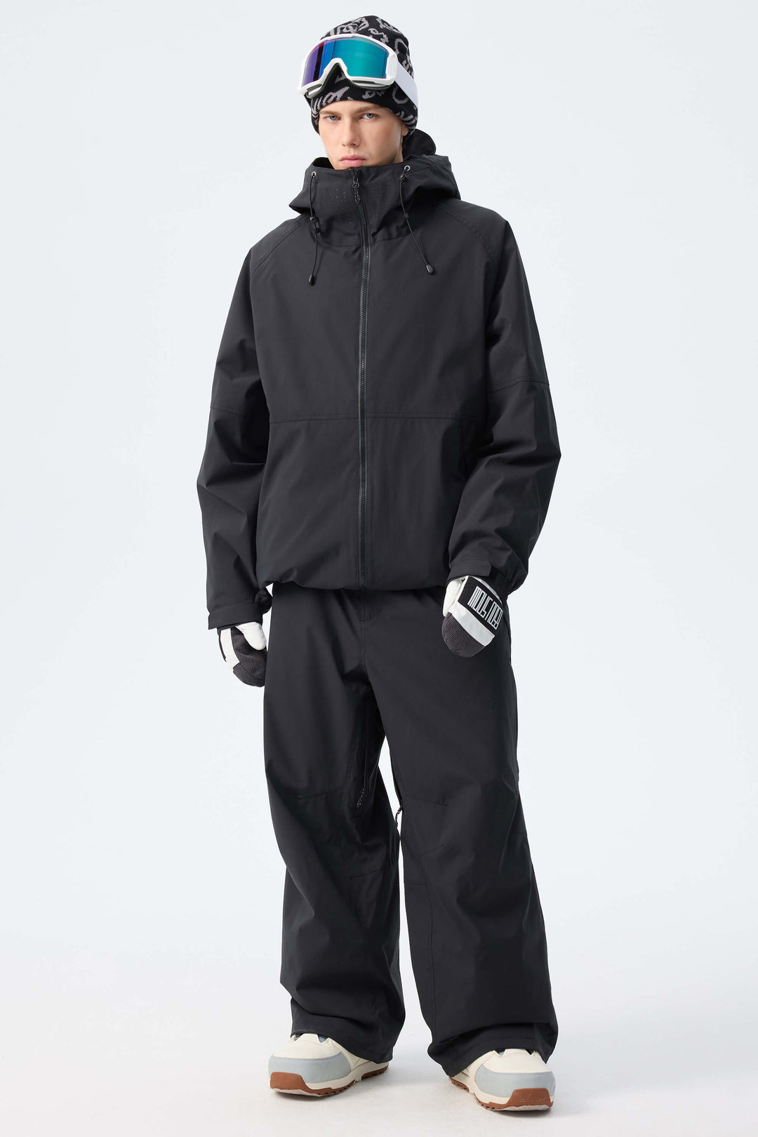 Men's Brown Recycled Minimalist Insulated Snow Pants