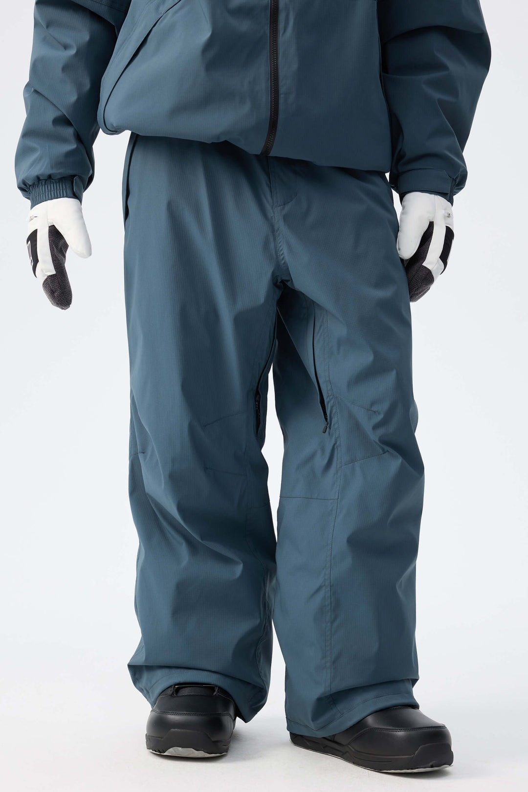 Men's Black Recycled Minimalist Insulated Snow Pants