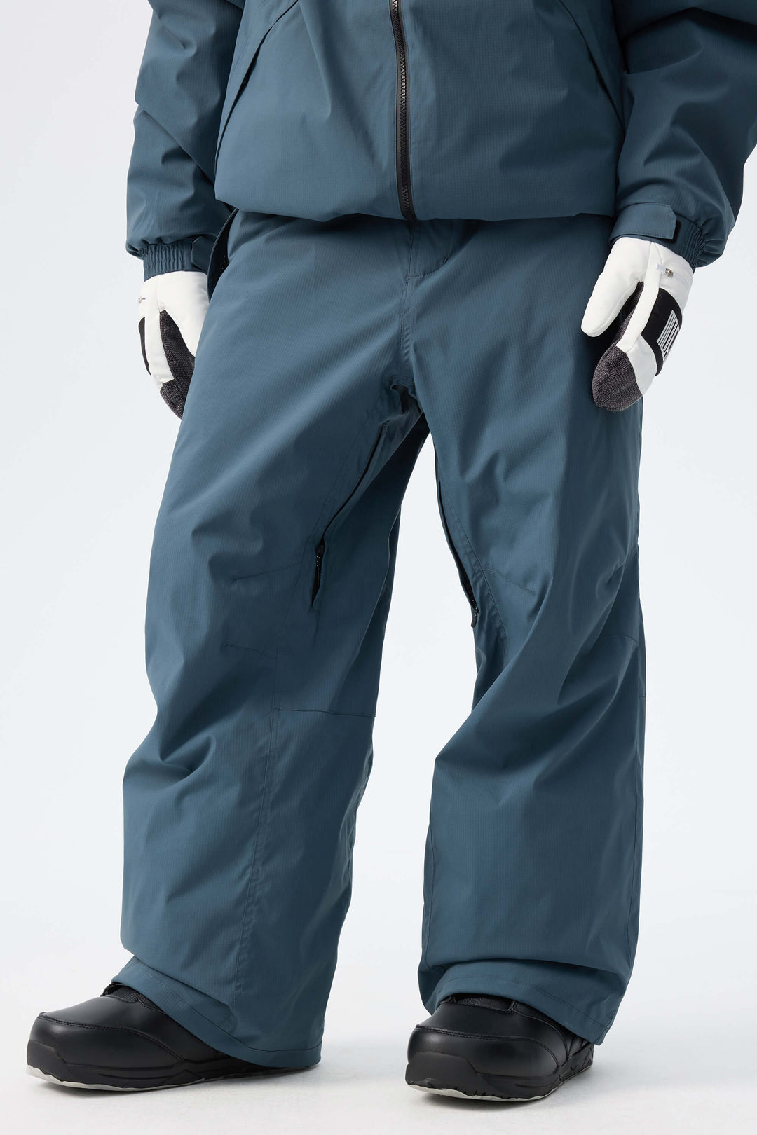 Men's Brown Recycled Minimalist Insulated Snow Pants