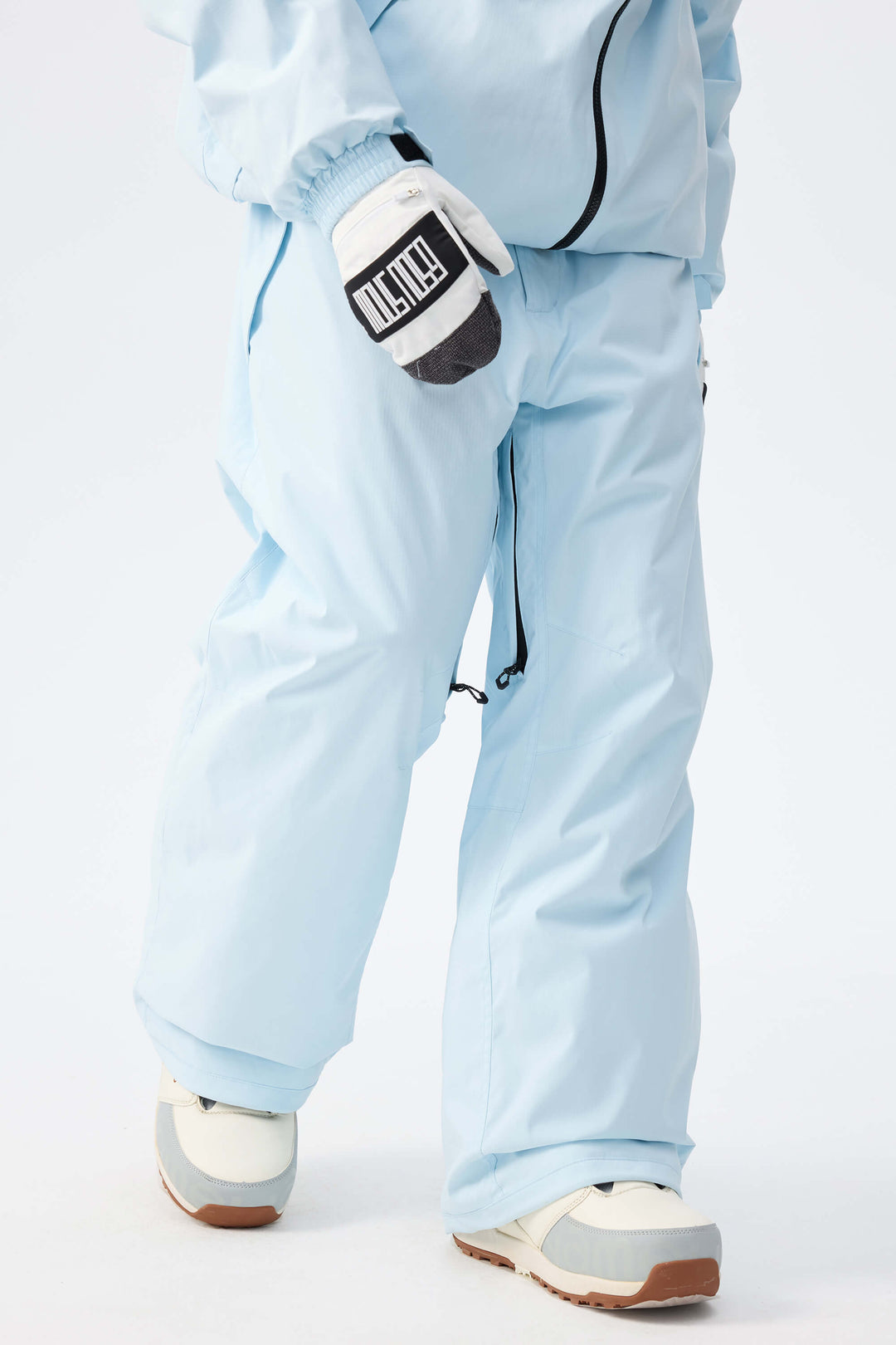 Men's Brown Recycled Minimalist Insulated Snow Pants