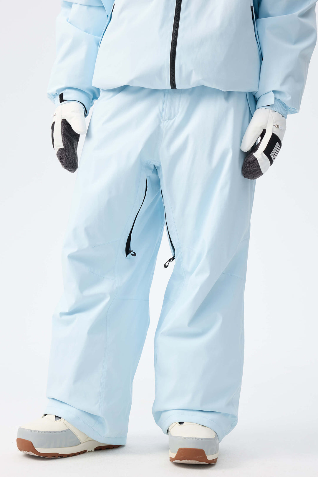 Men's Ice Blue Recycled Minimalist Insulated Snow Pants