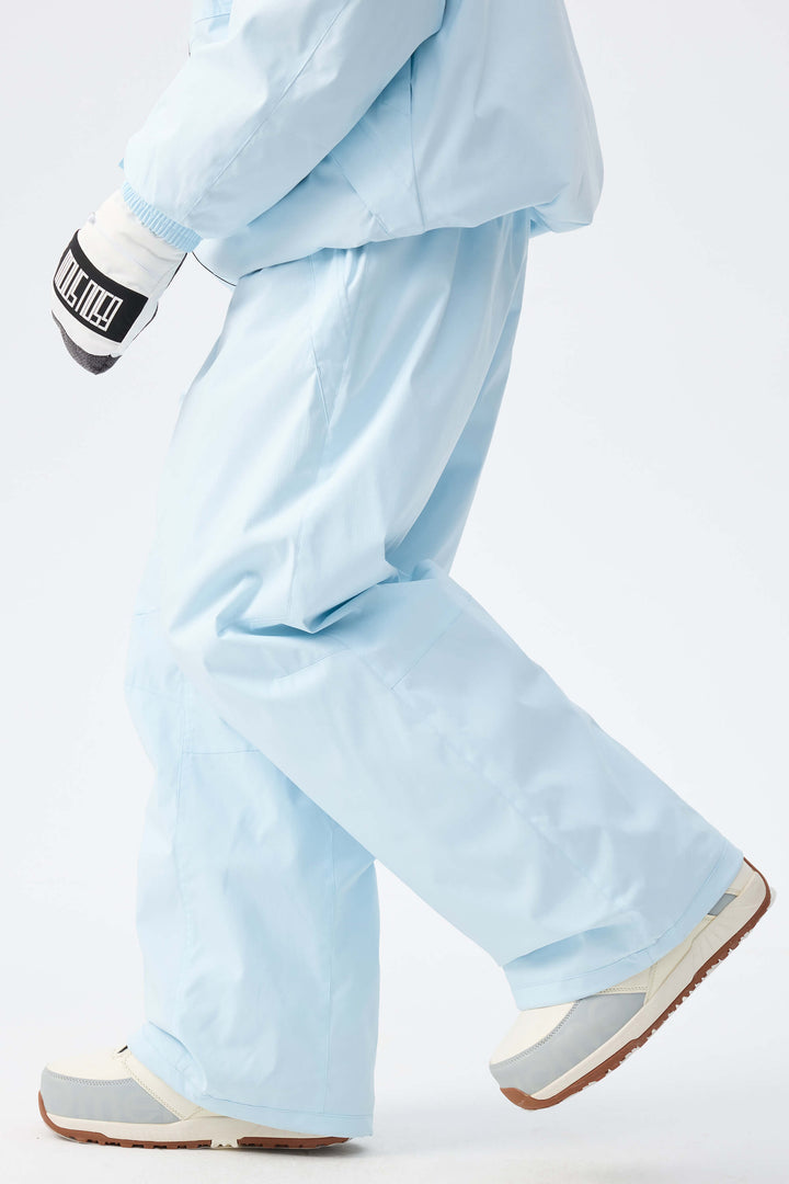 Men's Ice Blue Recycled Minimalist Insulated Snow Pants
