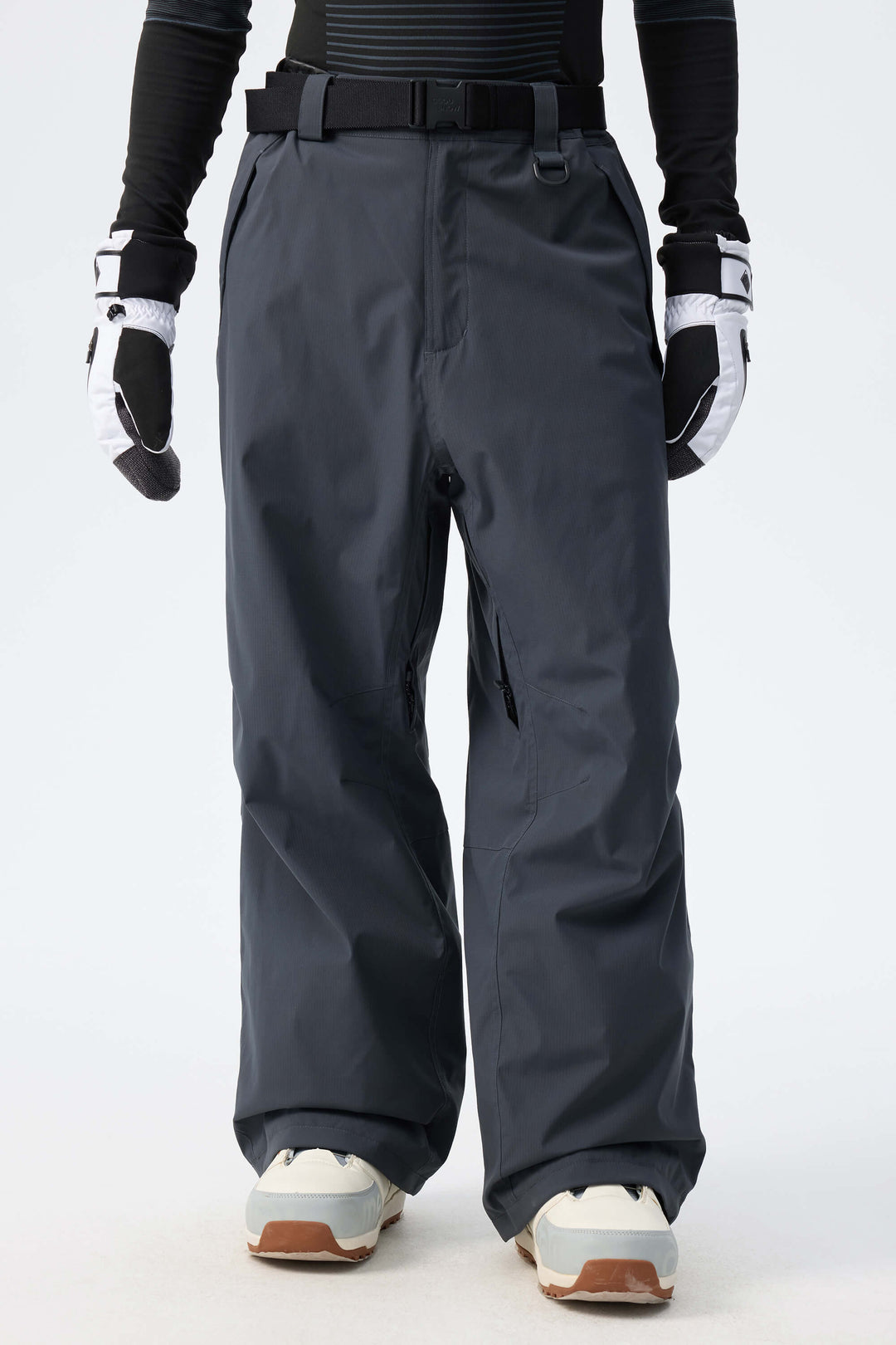 Men's Brown Recycled Minimalist Insulated Snow Pants
