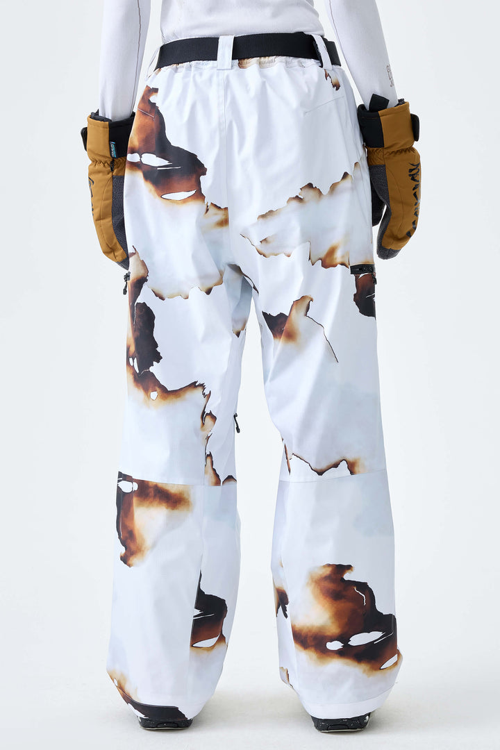Women's Burnt Edge Eco Utility Baggy Snow Pants