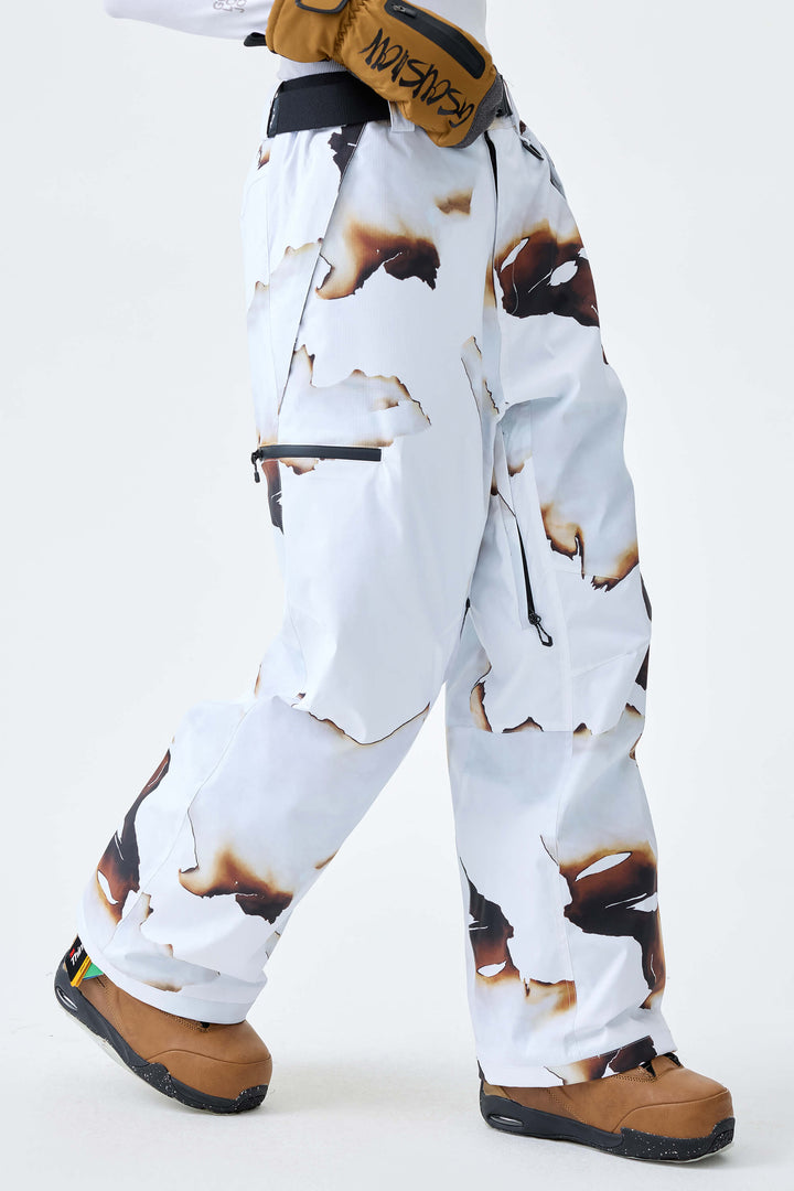 Women's Burnt Edge Eco Utility Baggy Snow Pants