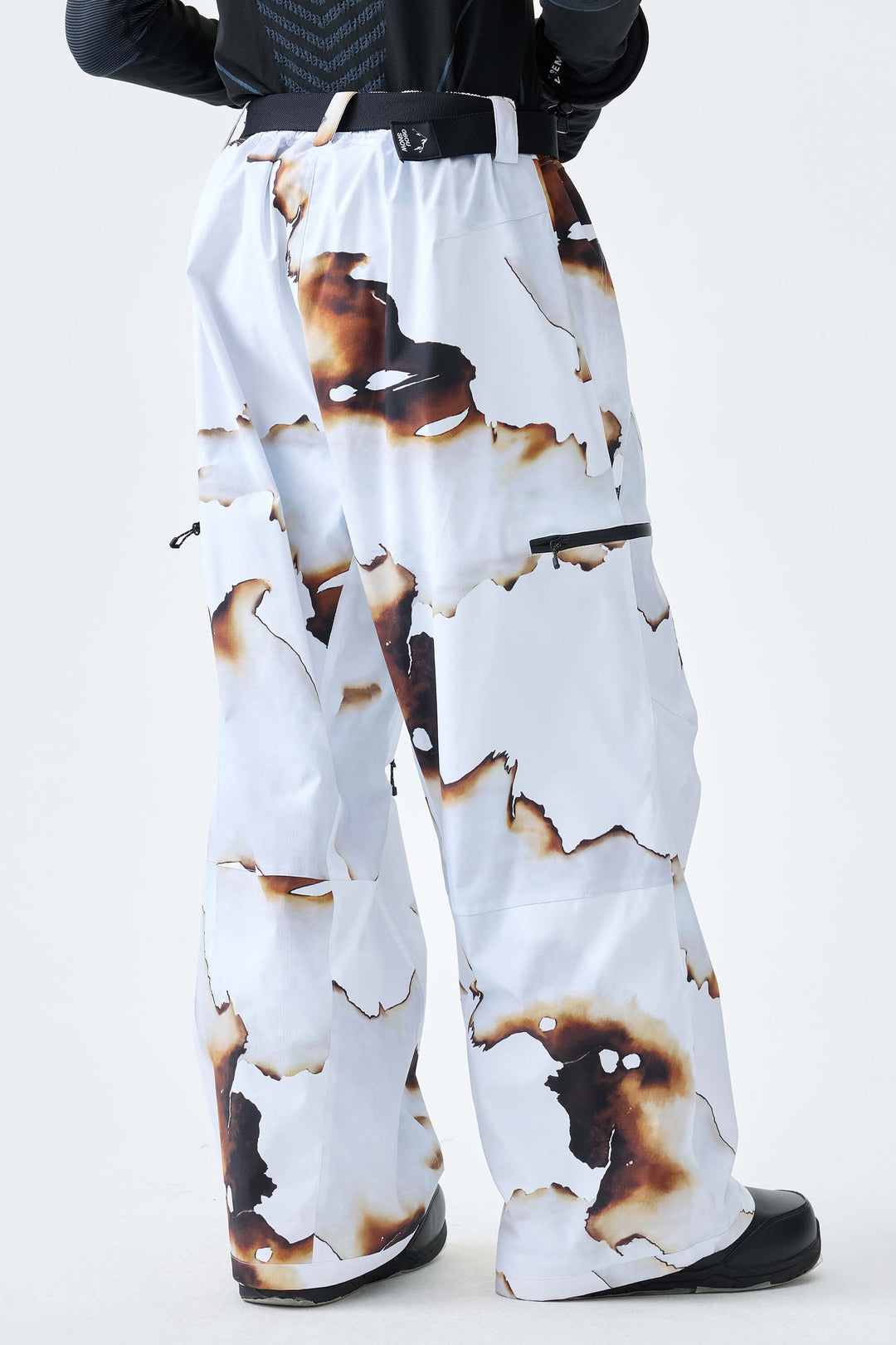Men's Burnt Edge Eco Utility Baggy Snow Pants