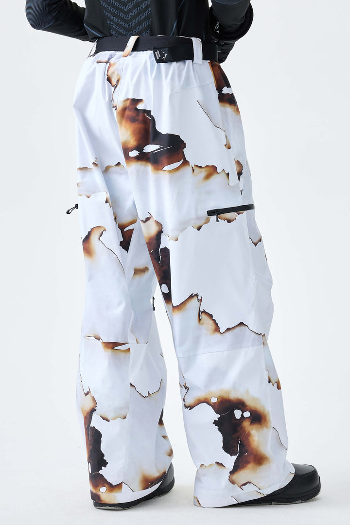Men's Burnt Edge Eco Utility Baggy Snow Pants