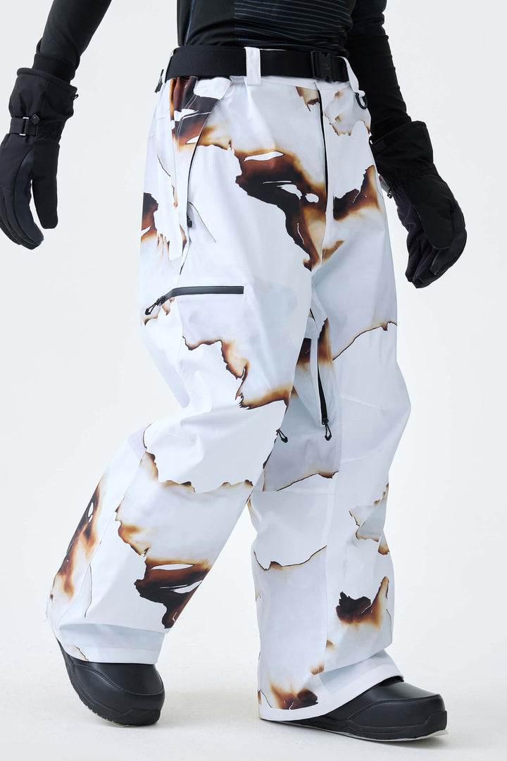 Men's Burnt Edge Eco Utility Baggy Snow Pants