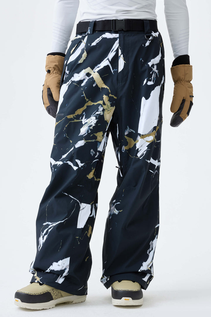 Men's Burnt Edge Eco Utility Baggy Snow Pants