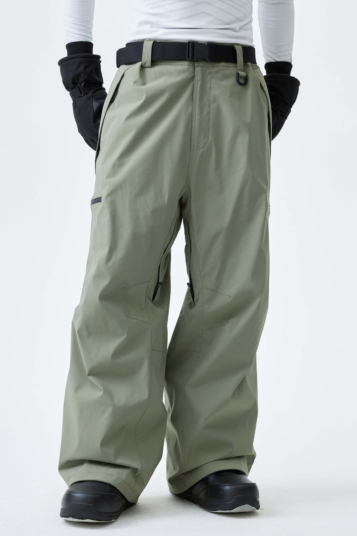 Men's Burnt Edge Eco Utility Baggy Snow Pants