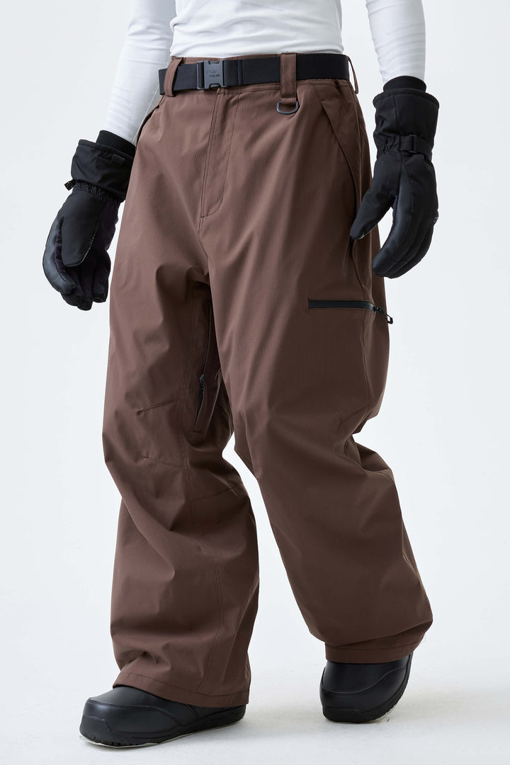 Men's Burnt Edge Eco Utility Baggy Snow Pants
