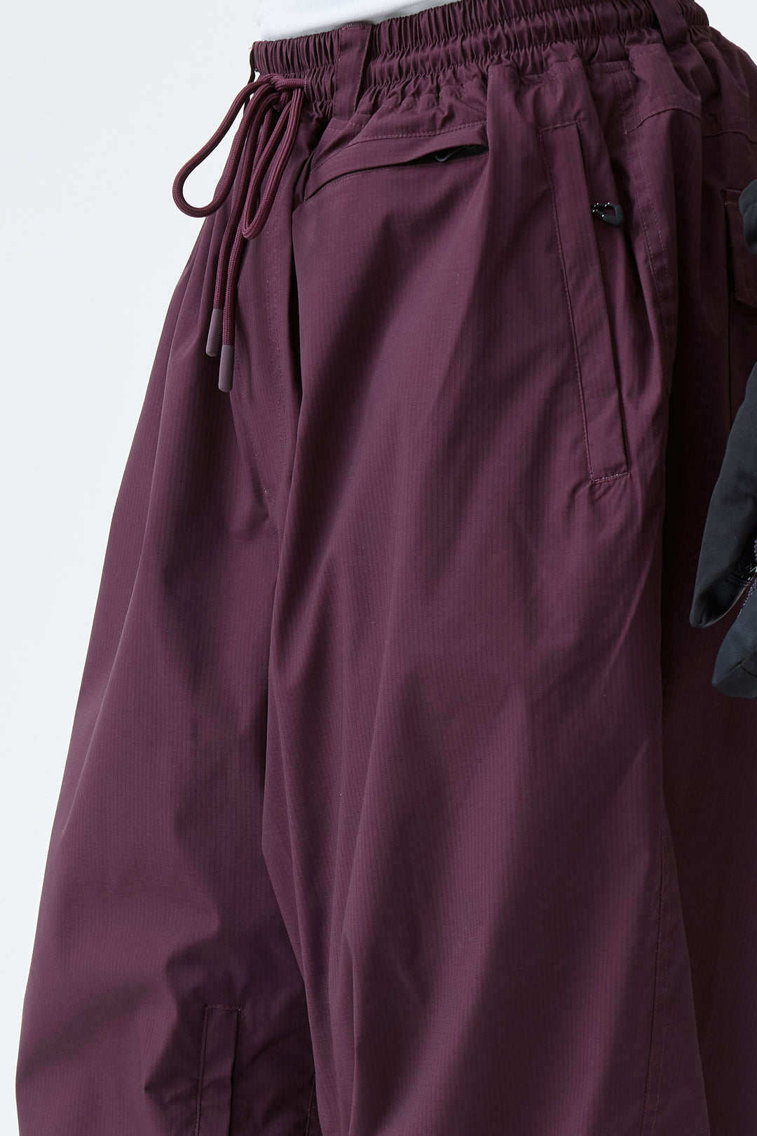 Men's Plum Noir Gradient Recycled Baggy Snow Pants