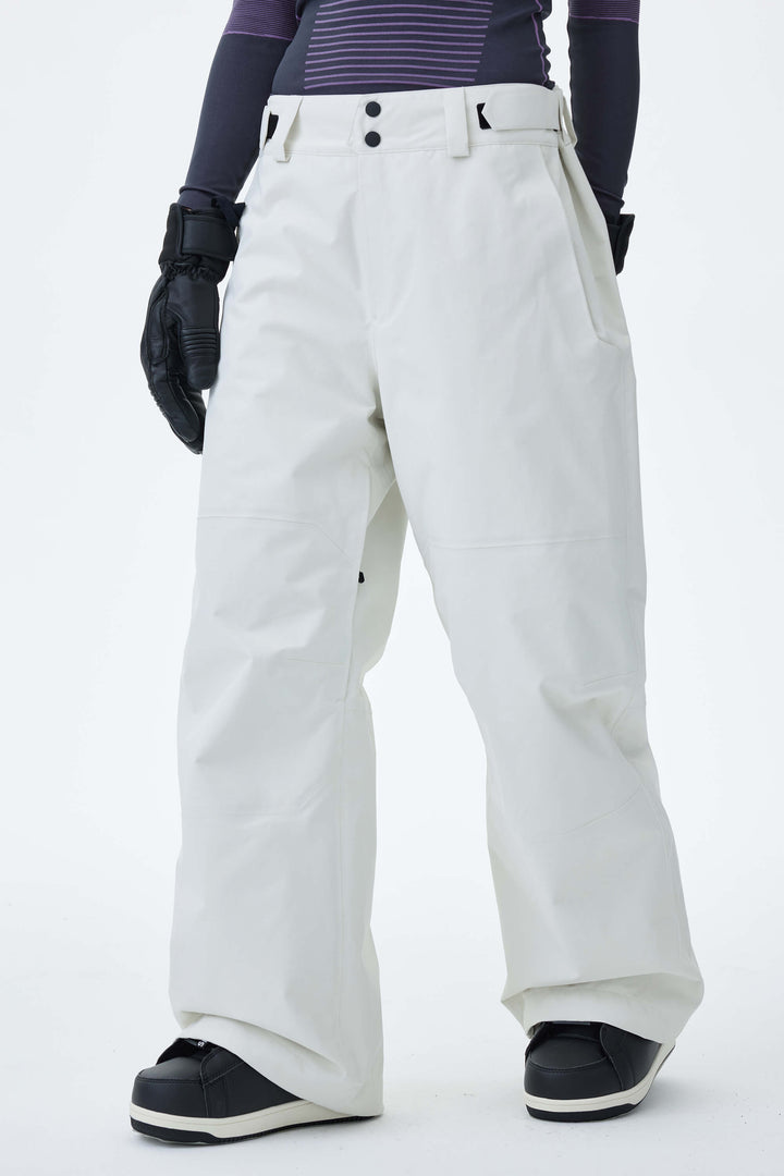 Women's Light Gray Alpine Shield 3L Essential Insulated Ski Pants