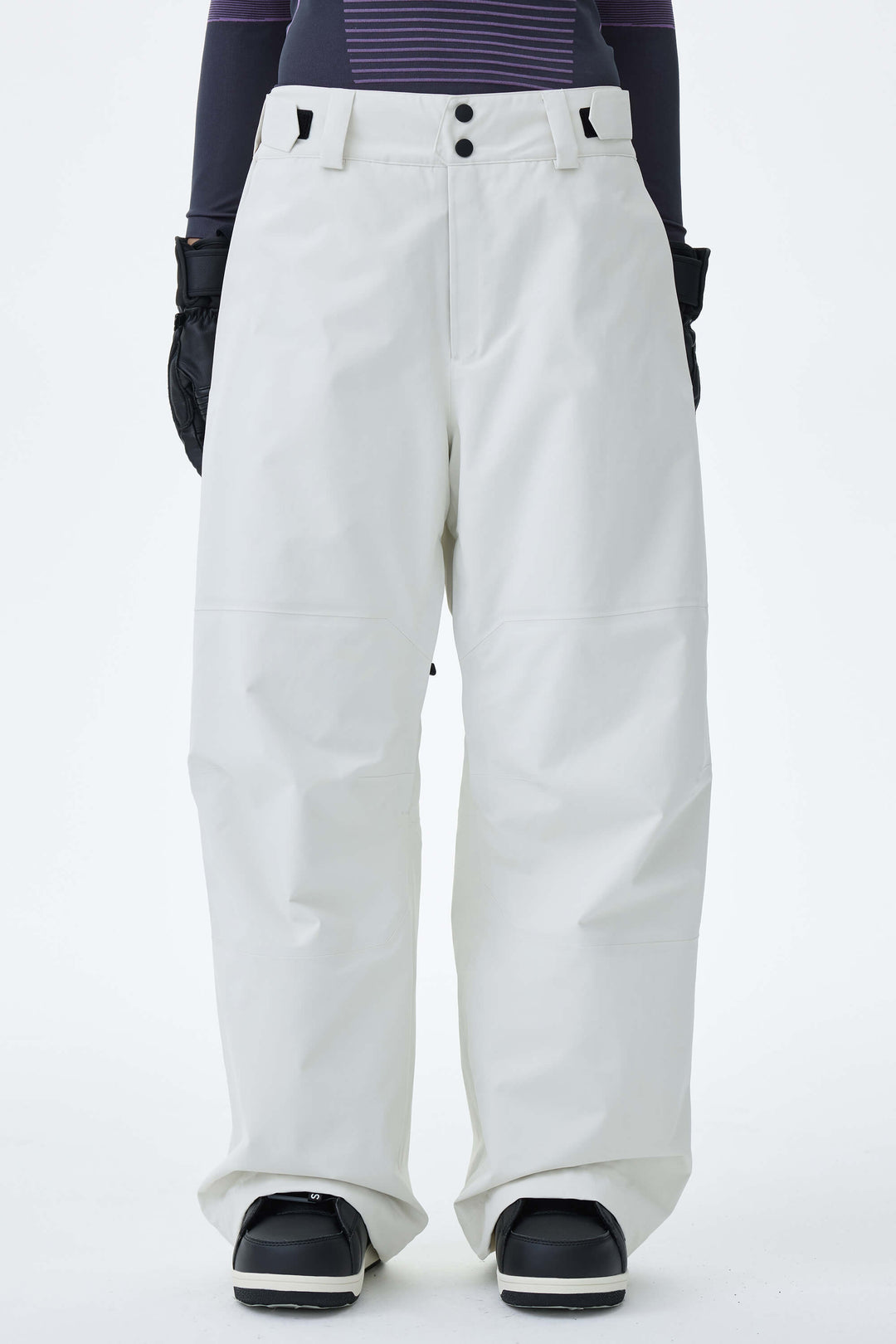 Women's Light Gray Alpine Shield 3L Essential Insulated Ski Pants
