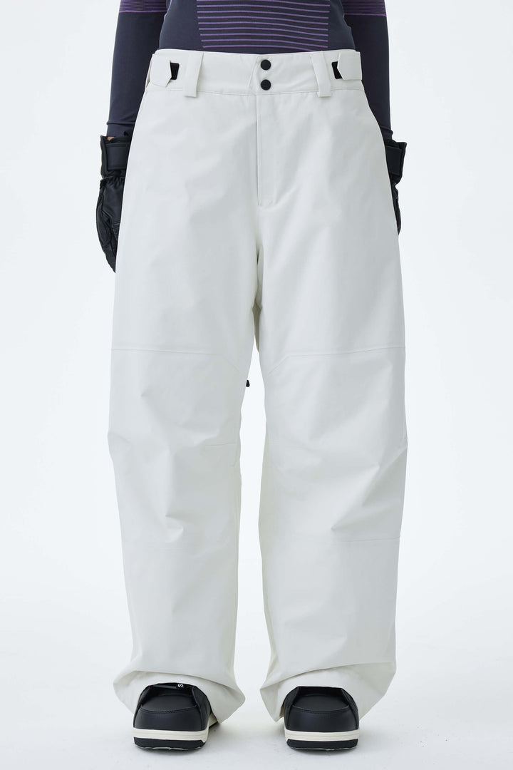 Women's Light Gray Alpine Shield 3L Essential Insulated Ski Pants