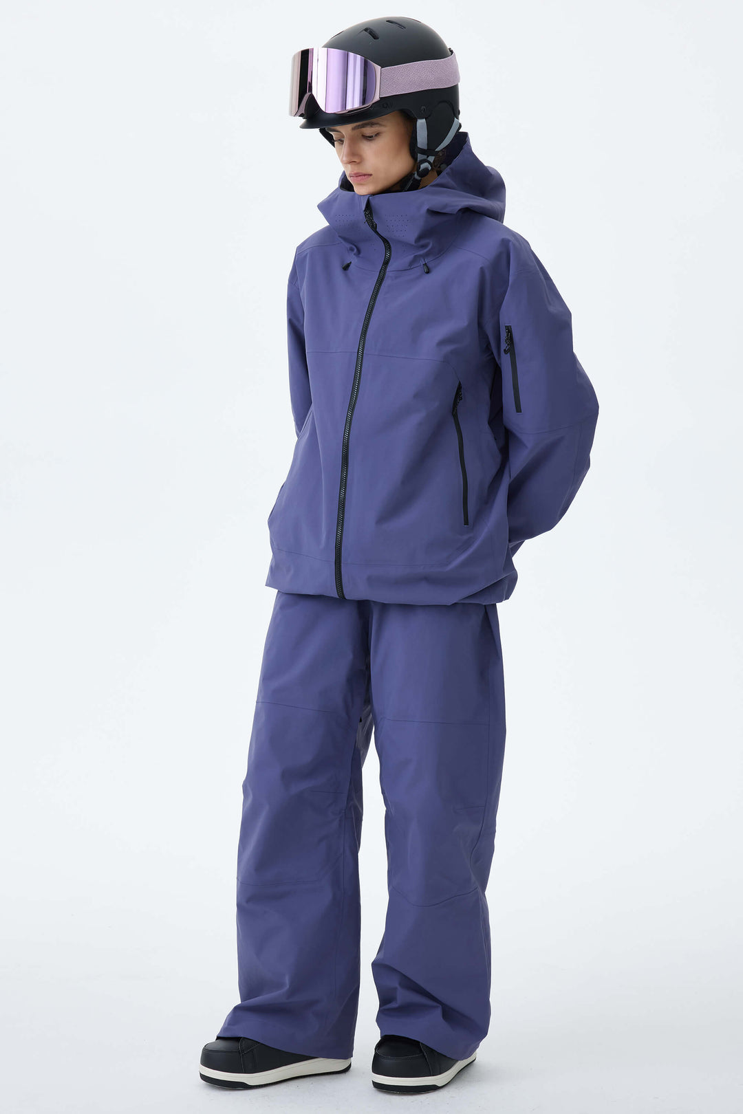 Women's Light Gray Alpine Shield 3L Essential Insulated Ski Pants