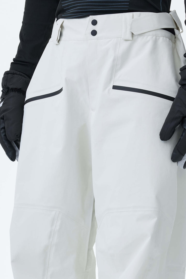 Men's Off White Alpine Shield 3L Utility Insulated Ski Pants