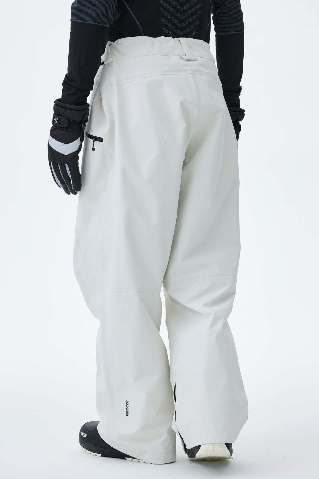Men's Off White Alpine Shield 3L Utility Insulated Ski Pants
