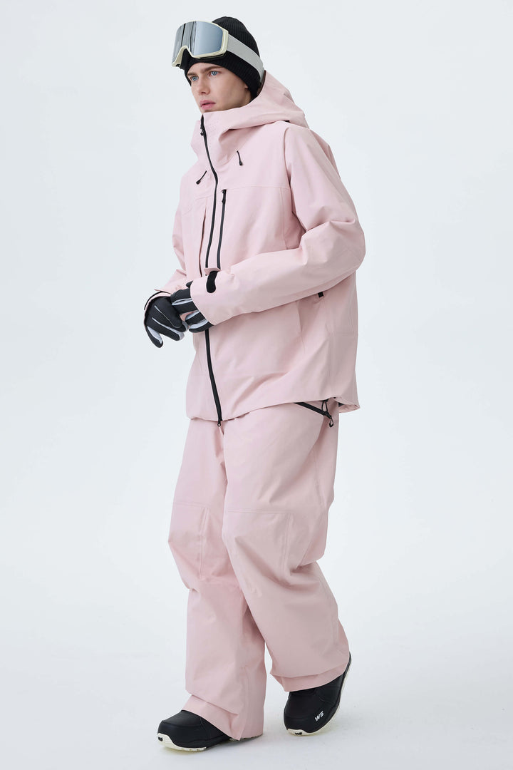 Men's Pink Alpine Shield 3L Utility Insulated Ski Pants