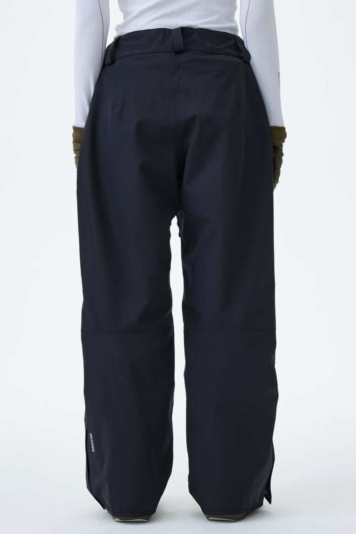 Women's Black 3L Technical Hardshell Snow Pants