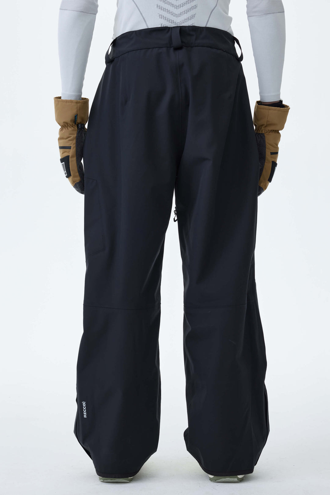 Men's Black 3L Technical Hardshell Snow Pants