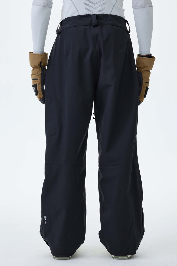 Men's Black 3L Technical Hardshell Snow Pants