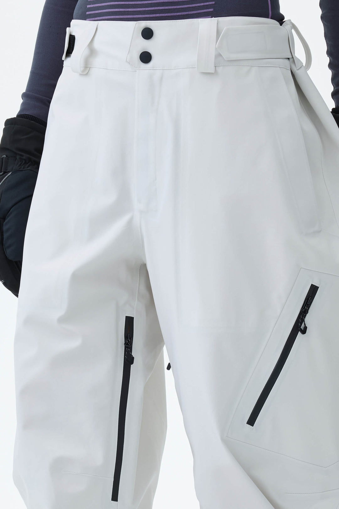 Women's Off White 3L Technical Hardshell Snow Pants