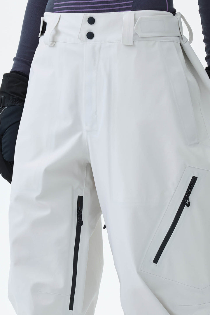 Women's Off White 3L Technical Hardshell Snow Pants
