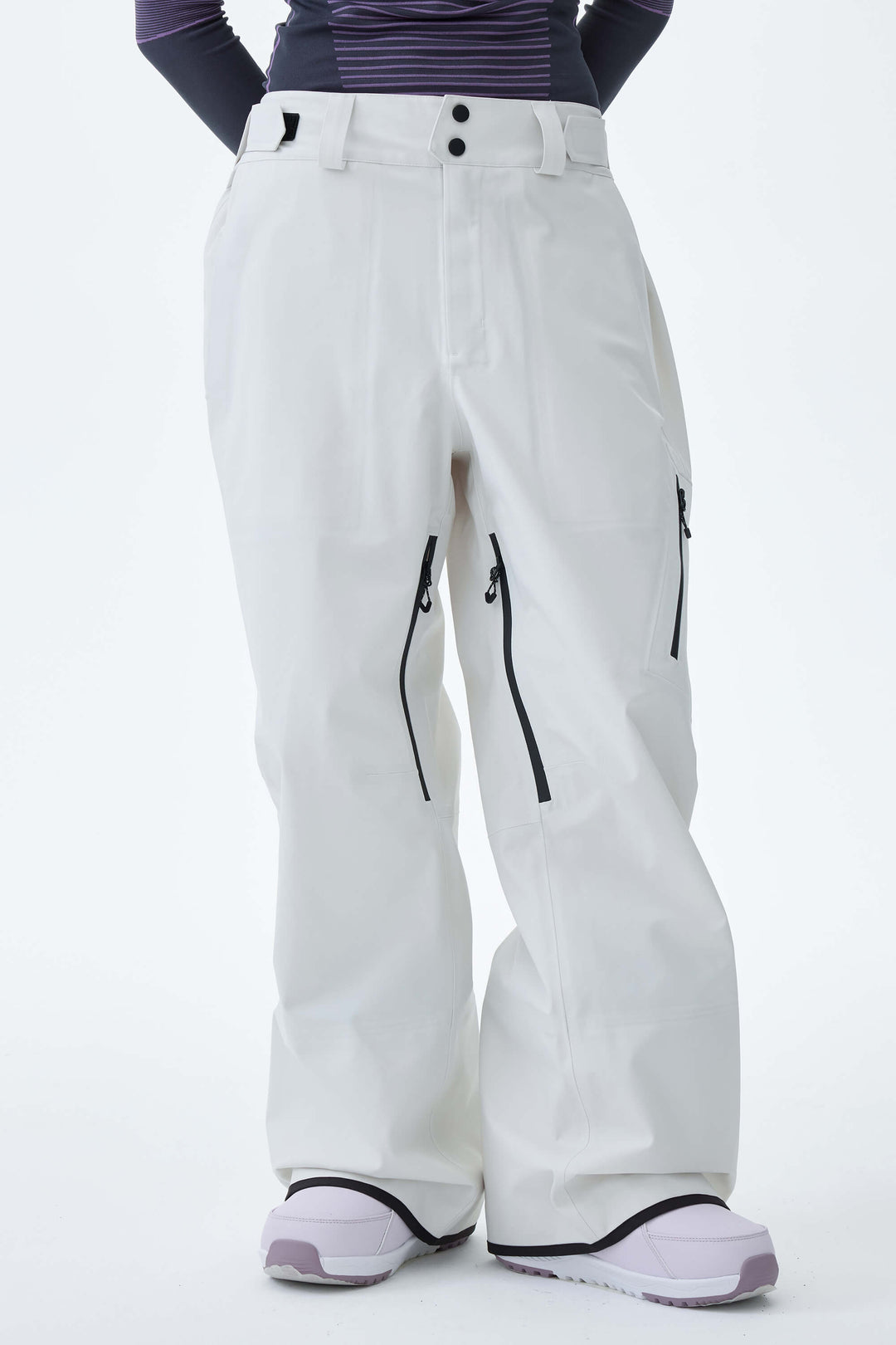 Women's Off White 3L Technical Hardshell Snow Pants