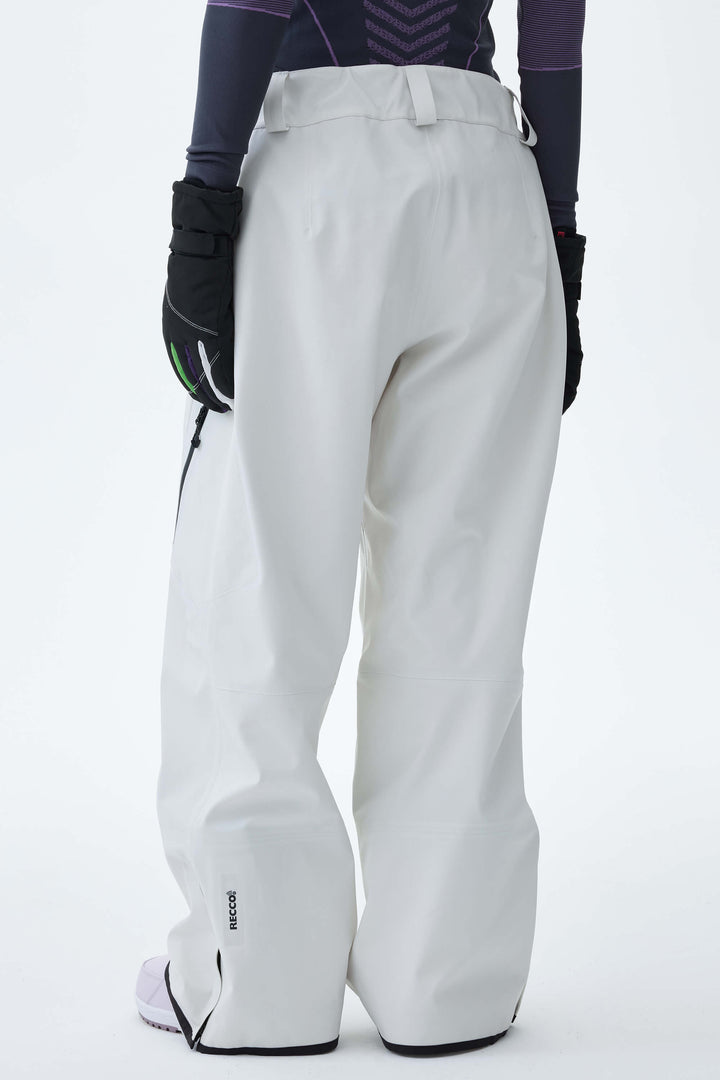 Women's Off White 3L Technical Hardshell Snow Pants