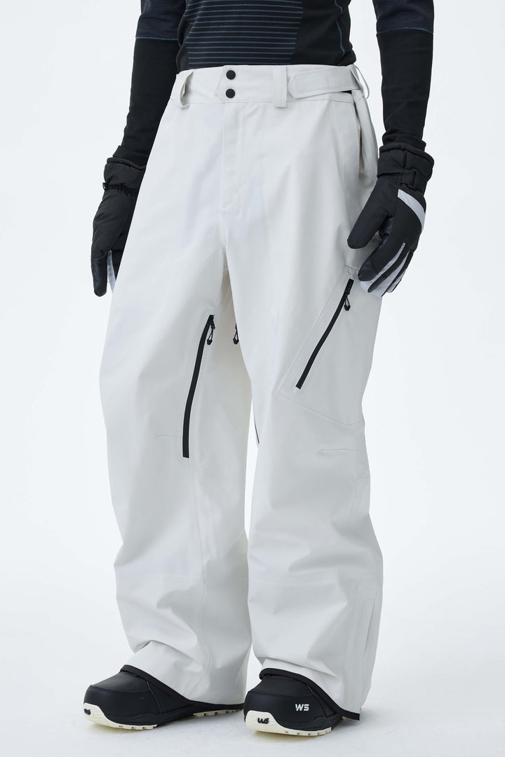 Men's Black 3L Technical Hardshell Snow Pants