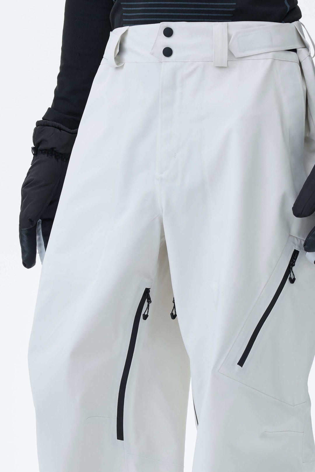 Men's Off White 3L Technical Hardshell Snow Pants