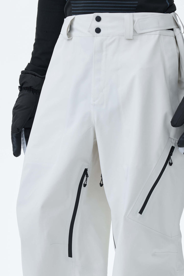 Men's Off White 3L Technical Hardshell Snow Pants