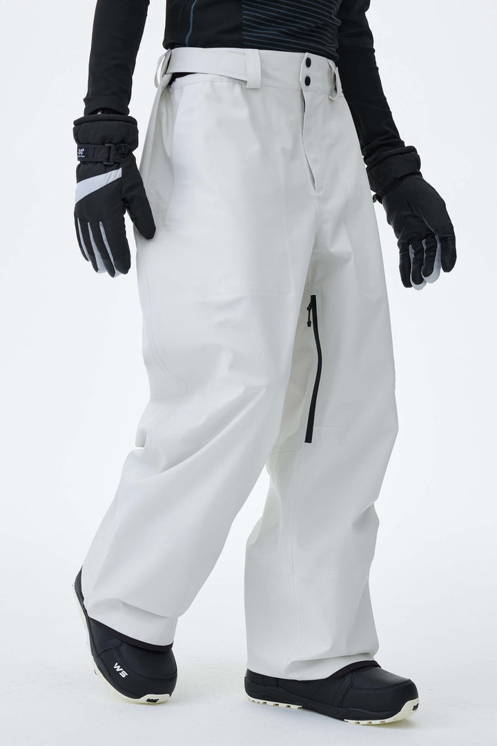 Men's Black 3L Technical Hardshell Snow Pants