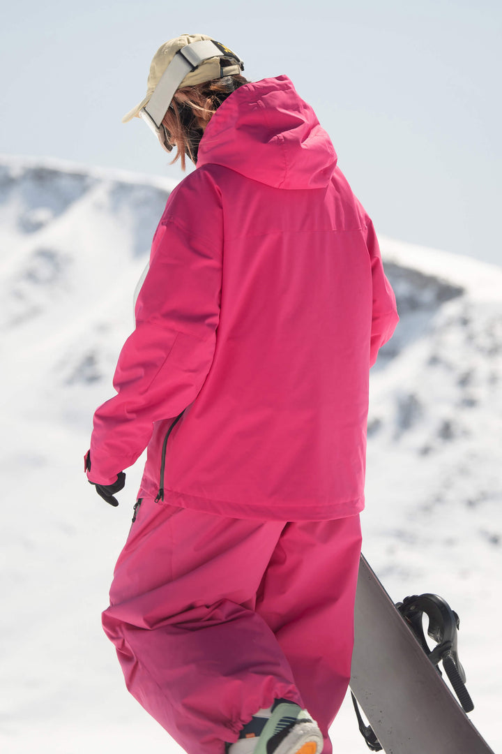 Women's Rose Side-Zip Vent Fully Sealed Insulated Snow Anorak