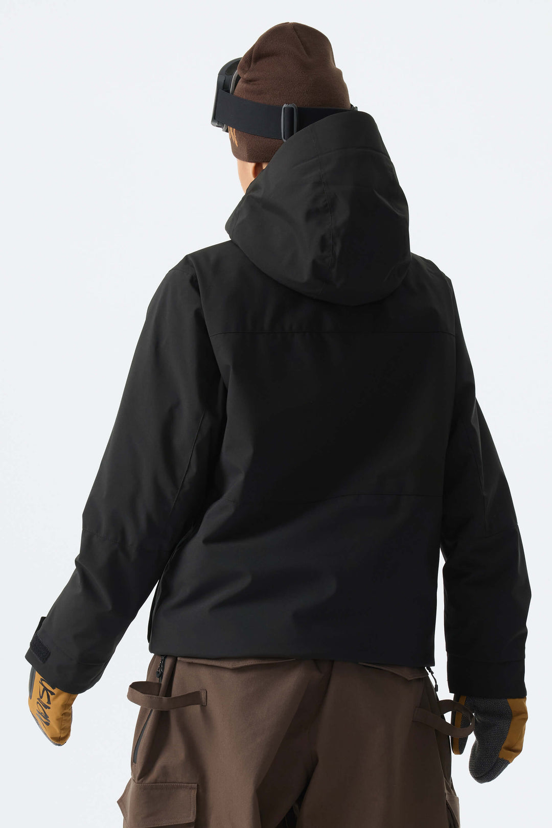 Women's Black Two-Tone Performance Insulated Snow Jacket