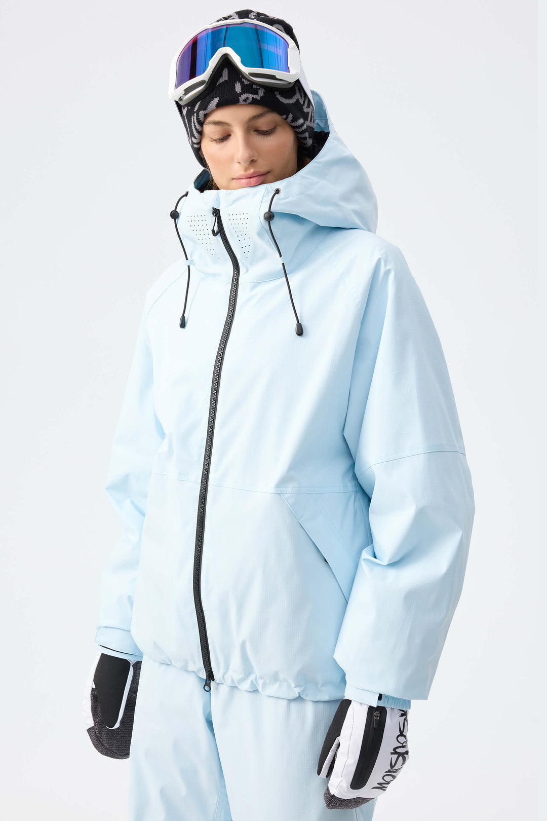 Women's Lavender Recycled Minimalist Insulated Snow Jacket