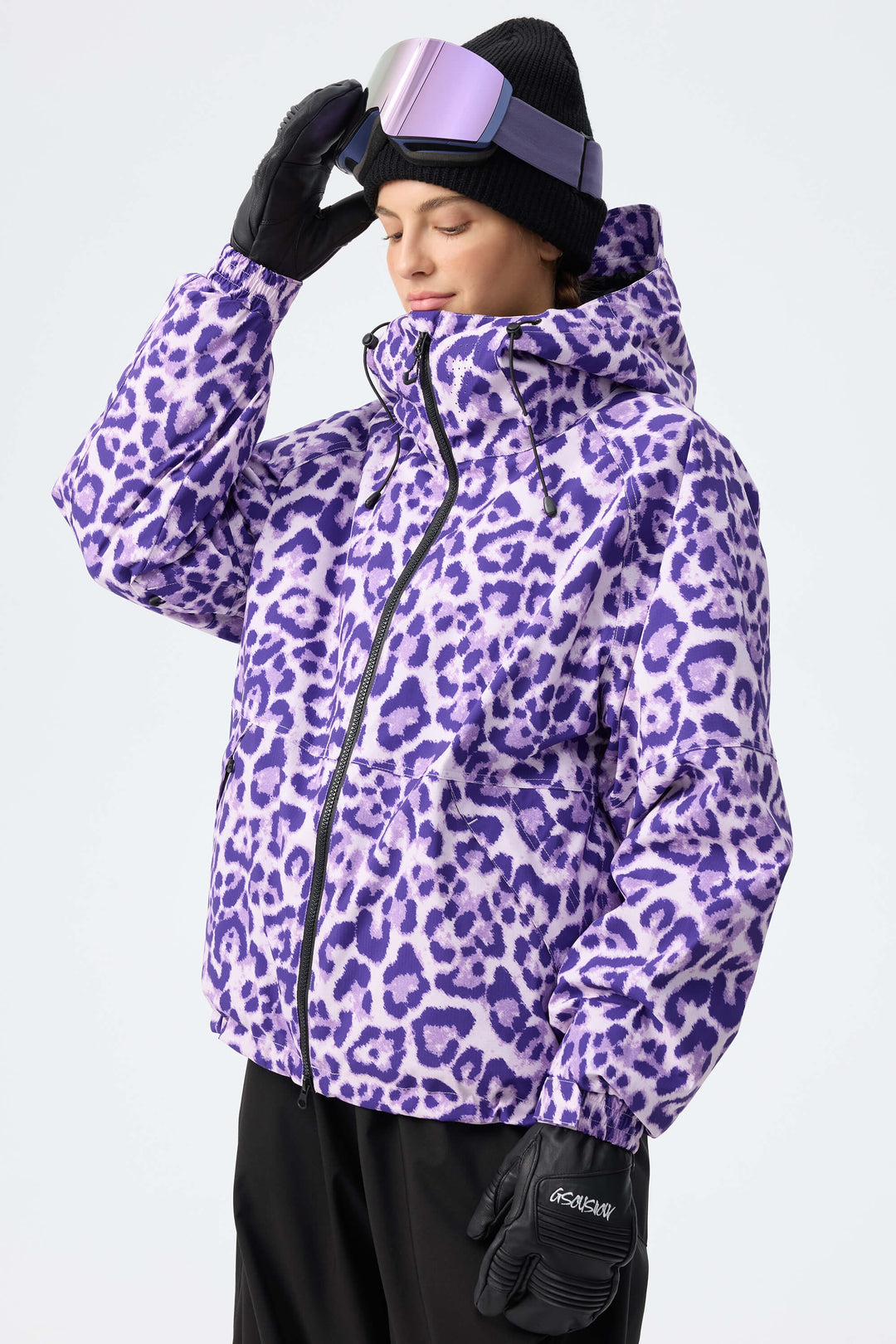 Women's Lavender Recycled Minimalist Insulated Snow Jacket