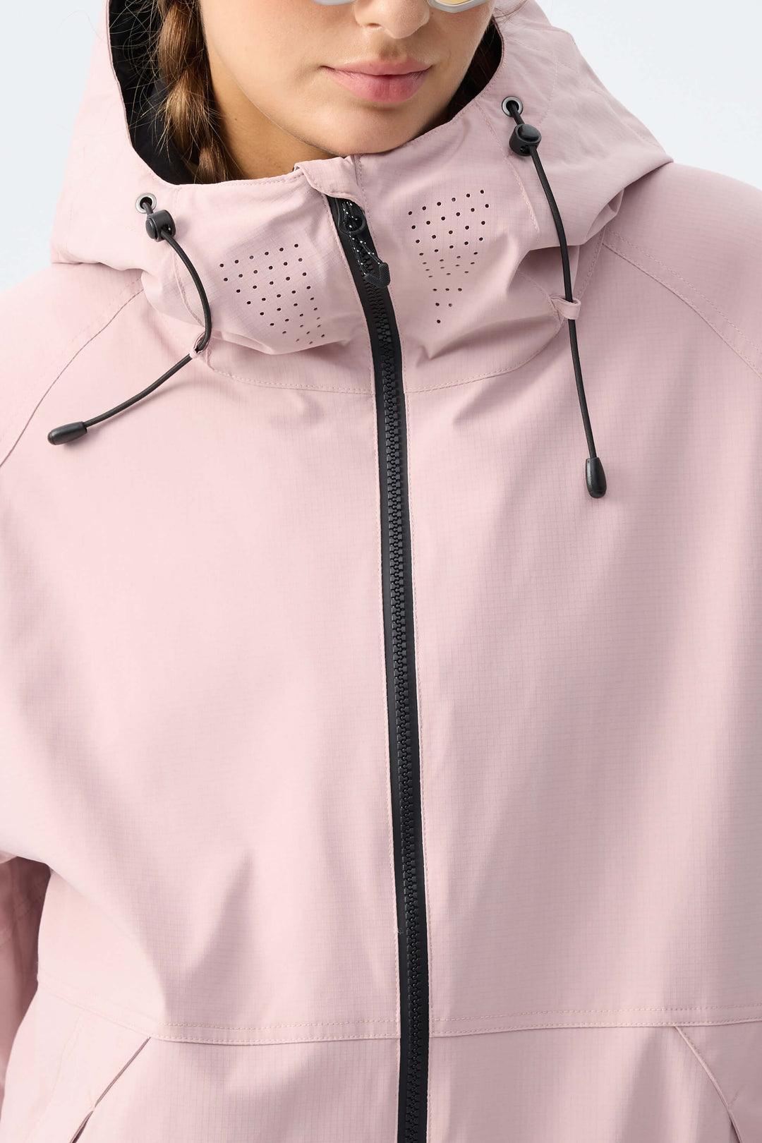 Women's Pink Recycled Minimalist Insulated Snow Jacket