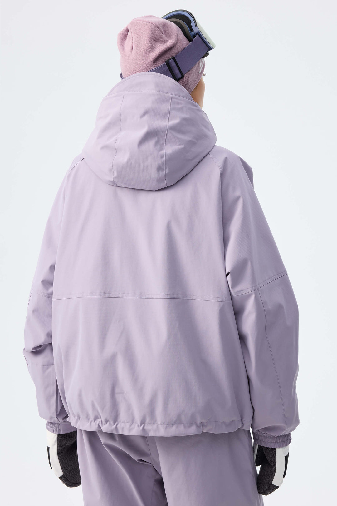 Women's Lavender Recycled Minimalist Insulated Snow Jacket