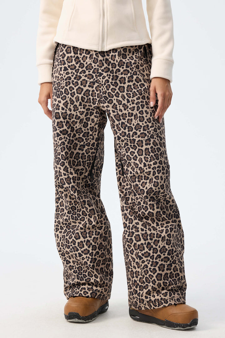 Women's Black Recycled Minimalist Insulated Snow Pants