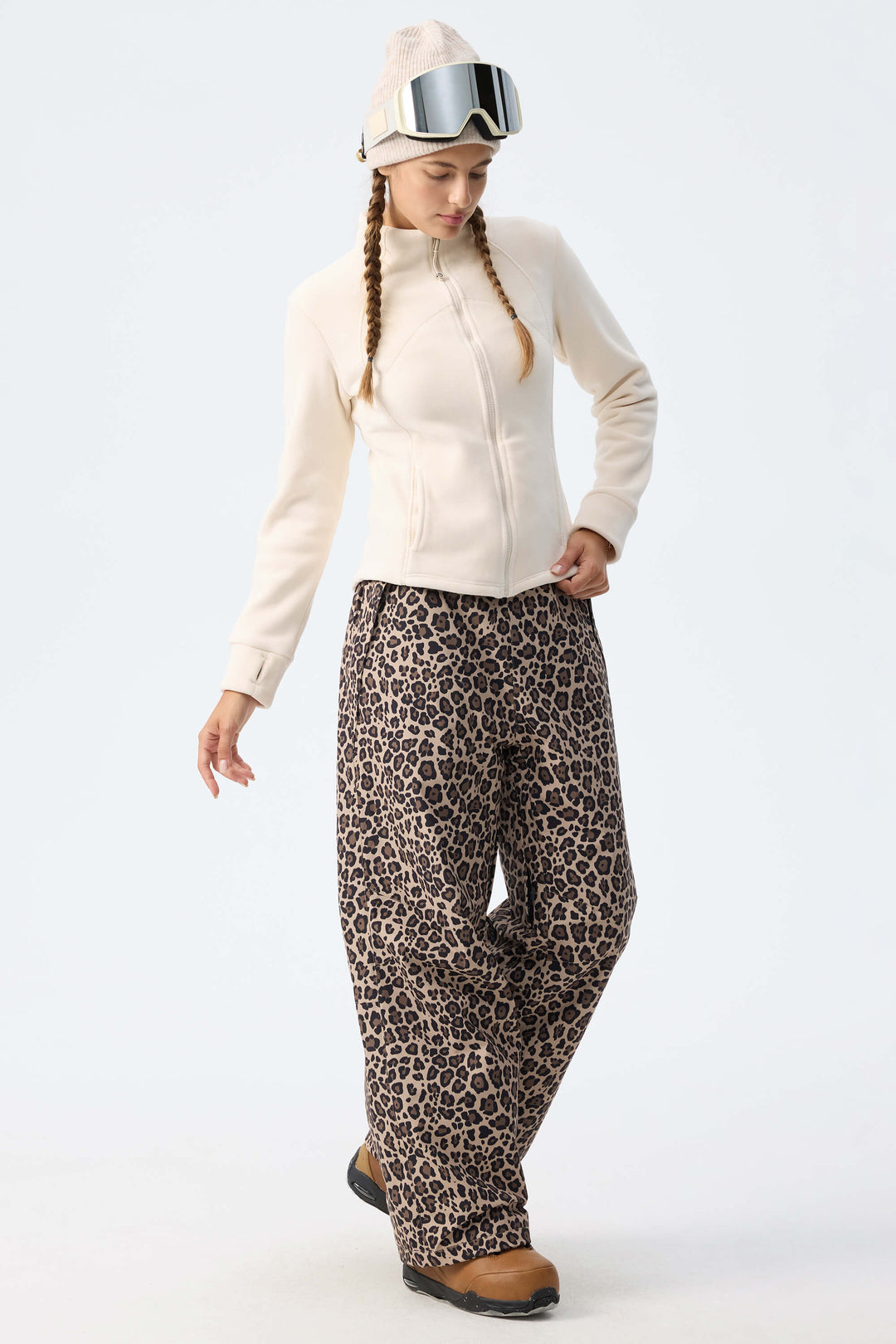 Women's Black Recycled Minimalist Insulated Snow Pants