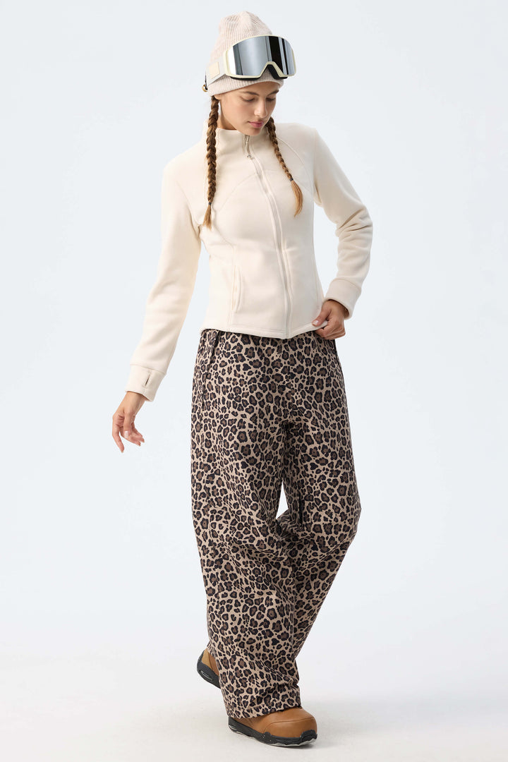 Women's Black Recycled Minimalist Insulated Snow Pants