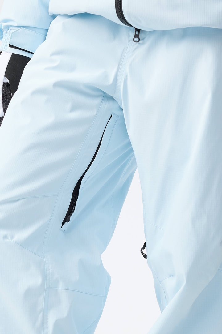 Women's Ice Blue Recycled Minimalist Insulated Snow Pants