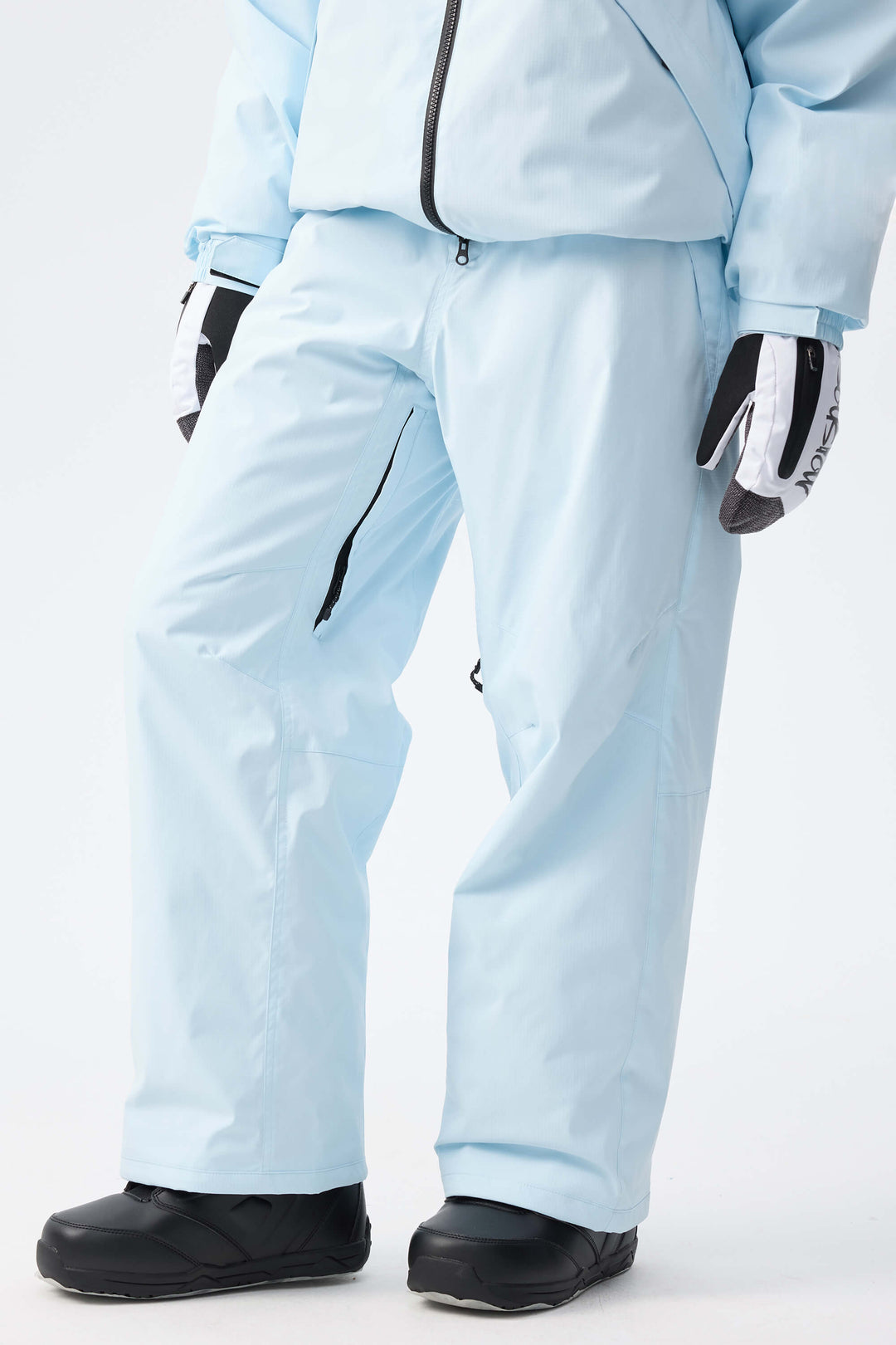 Women's Ice Blue Recycled Minimalist Insulated Snow Pants