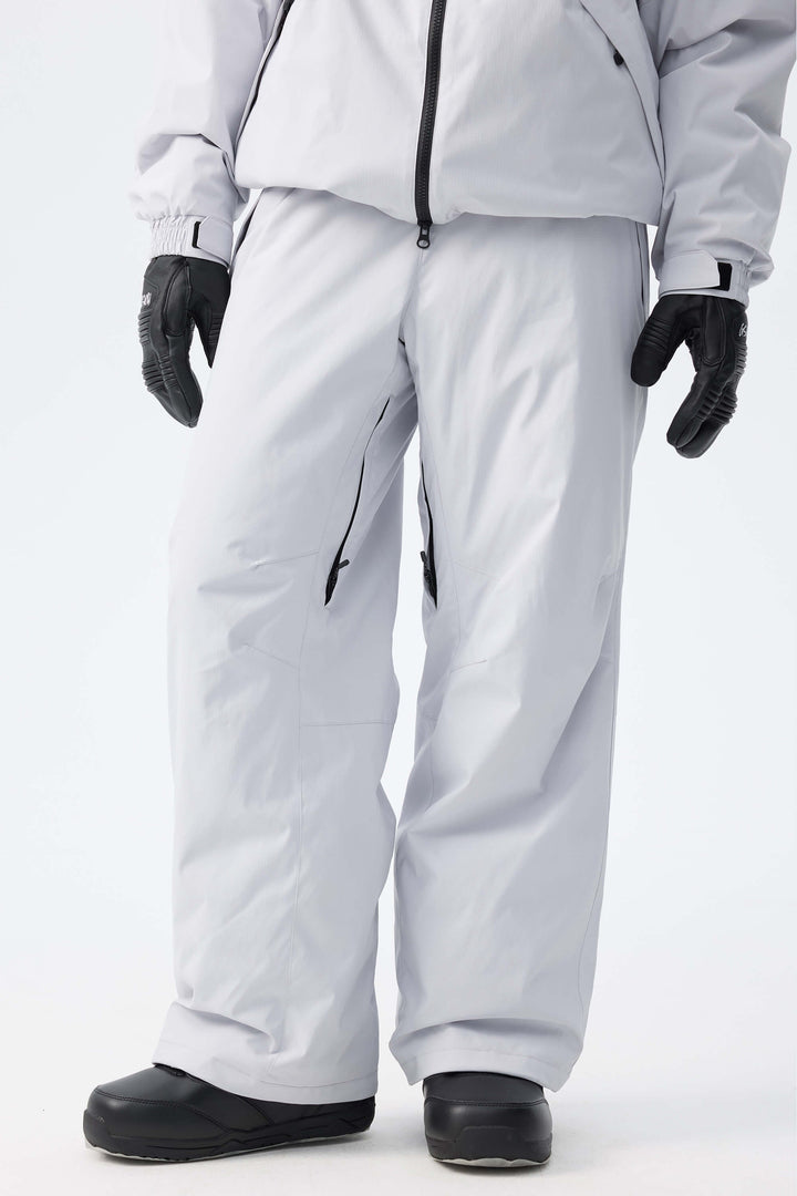 Women's Black Recycled Minimalist Insulated Snow Pants