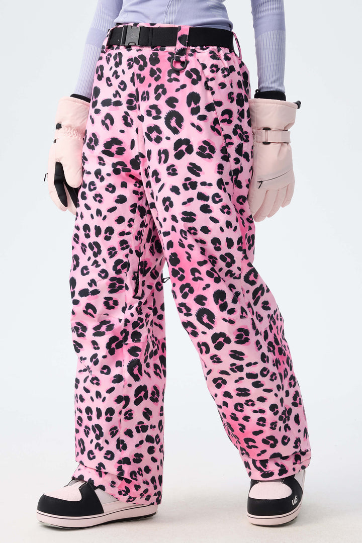 Women's Light Grey Recycled Minimalist Insulated Snow Pants