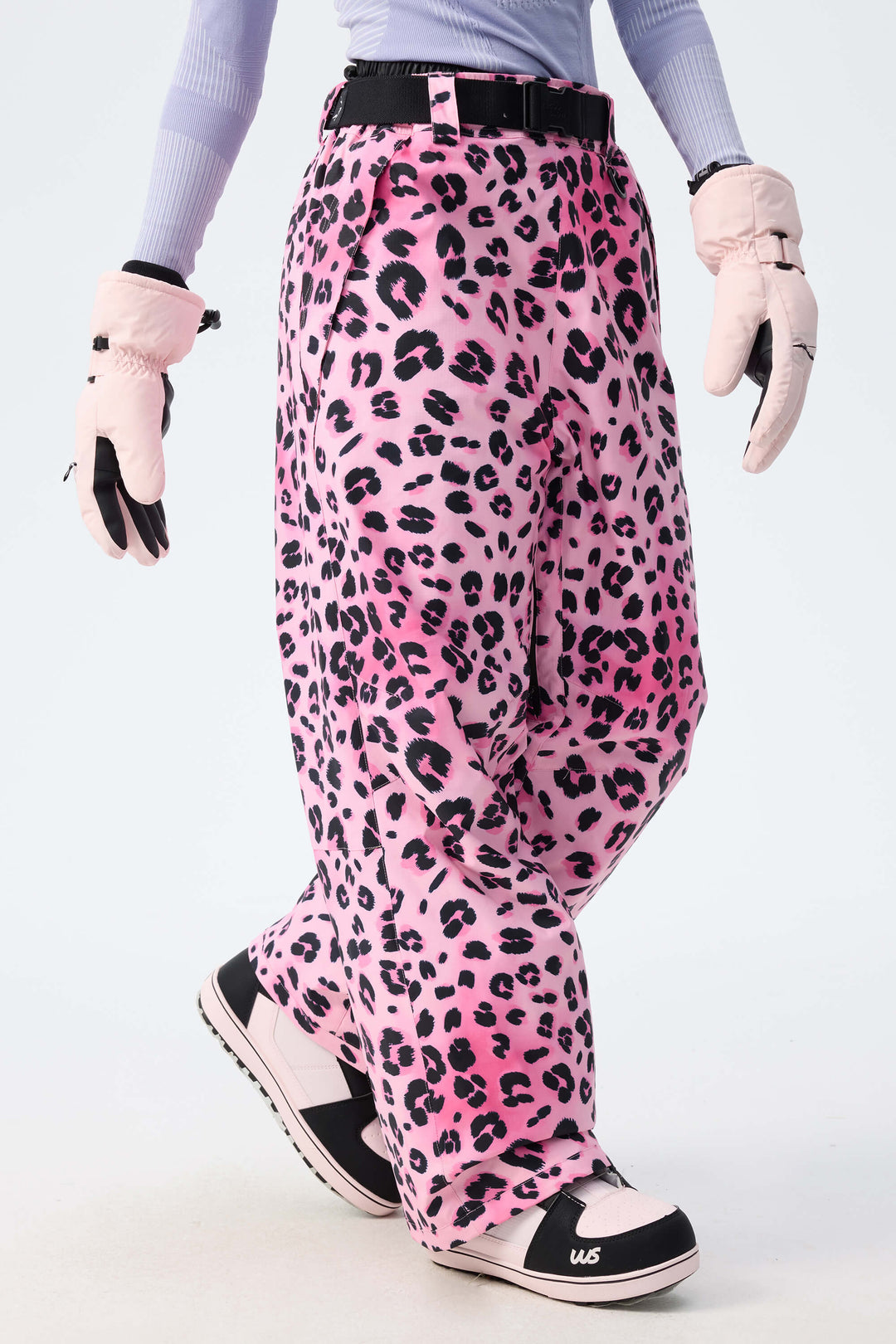 Women's Black Recycled Minimalist Insulated Snow Pants