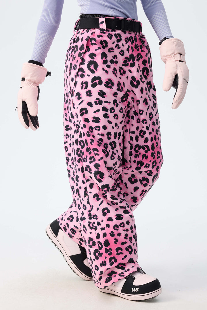 Women's Black Recycled Minimalist Insulated Snow Pants