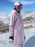 Gsou Snow Damen Paar wasserdichter Skipullover plus Fleece, winddicht, warme Jacke, Einzel- und Doppelboard-Pullover, Skianzug